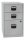 BISLEY Home Standcontainer silber 3 Auszüge Kunststoff-Muldengriff schwarz 41,3 x 40,0 x 67,2 cm