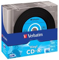 verbatim CD-R Vinyl 700 MB, 10 St.