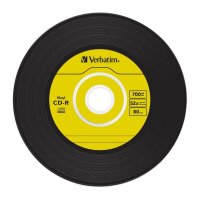 verbatim CD-R Vinyl 700 MB, 10 St.