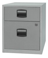 BISLEY Home Rollcontainer silber 2 Auszüge 41,3 x 40,0 x 52,8 cm