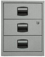BISLEY Home Rollcontainer silber 3 Auszüge 41,3 x...
