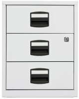 BISLEY Home Rollcontainer verkehrsweiß 3...
