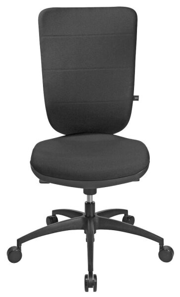 Topstar Bürostuhl Soft Pro 100, NN400 T20 Stoff schwarz, Gestell schwarz