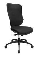 Topstar Bürostuhl Soft Pro 100, NN400 T20 Stoff schwarz, Gestell schwarz