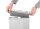 DAHLE PaperSAFE 60 Aktenvernichter mit Streifenschnitt P-2, 6 mm, bis 6 Blatt, lichtgrau