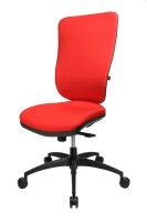 Topstar Bürostuhl Soft Pro 100, NN400 T31 Stoff rot, Gestell schwarz