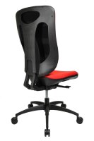 Topstar Bürostuhl Soft Pro 100, NN400 T31 Stoff rot, Gestell schwarz