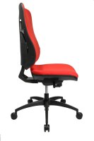 Topstar Bürostuhl Soft Pro 100, NN400 T31 Stoff rot, Gestell schwarz