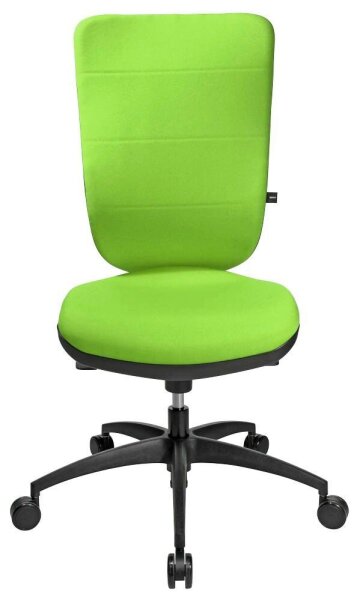 Topstar Bürostuhl Soft Pro 100, NN400 T35 Stoff grün, Gestell schwarz