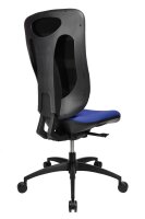 Topstar Bürostuhl Soft Pro 100, NN400 T38 Stoff blau, Gestell schwarz