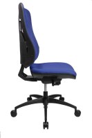 Topstar Bürostuhl Soft Pro 100, NN400 T38 Stoff blau, Gestell schwarz