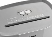 DAHLE PaperSAFE 120 Aktenvernichter mit Partikelschnitt P-4, 5 x 18 mm, bis 8 Blatt, lichtgrau