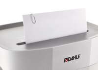 DAHLE PaperSAFE 120 Aktenvernichter mit Partikelschnitt P-4, 5 x 18 mm, bis 8 Blatt, lichtgrau