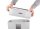 DAHLE PaperSAFE 120 Aktenvernichter mit Partikelschnitt P-4, 5 x 18 mm, bis 8 Blatt, lichtgrau
