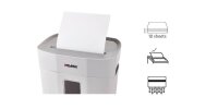 DAHLE PaperSAFE 140 Aktenvernichter mit Partikelschnitt P-4, 5 x 18 mm, bis 10 Blatt, lichtgrau