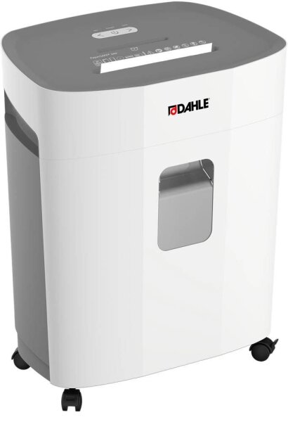 DAHLE PaperSAFE 240 Aktenvernichter mit Partikelschnitt P-4, bis 10 Blatt, lichtgrau