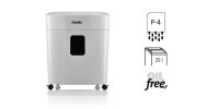 DAHLE PaperSAFE 260 Aktenvernichter mit Partikelschnitt P-4, 4 x 12 mm, bis 12 Blatt, lichtgrau
