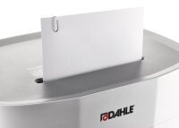 DAHLE PaperSAFE 260 Aktenvernichter mit Partikelschnitt P-4, 4 x 12 mm, bis 12 Blatt, lichtgrau