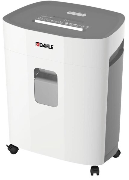 DAHLE PaperSAFE 420 Aktenvernichter mit Partikelschnitt P-5, 2 x 15 mm, bis 10 Blatt, lichtgrau