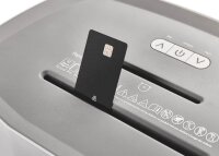 DAHLE PaperSAFE 420 Aktenvernichter mit Partikelschnitt P-5, 2 x 15 mm, bis 10 Blatt, lichtgrau