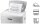 DAHLE ShredMATIC 90 Aktenvernichter mit Partikelschnitt P-4, 4 x 12 mm, bis 90 Blatt, lichtgrau