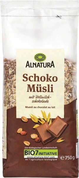 ALNATURA Bio Schoko Müsli 750,0 g, 1 St.