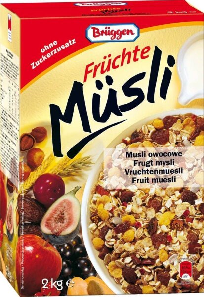 Brüggen Früchte Müsli 2,0 kg, 1 St.