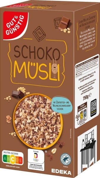GUT&GÜNSTIG Schoko Müsli 750,0 g