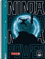 BRUNNEN Collegeblock Ninja Power Lineatur 28 kariert DIN...