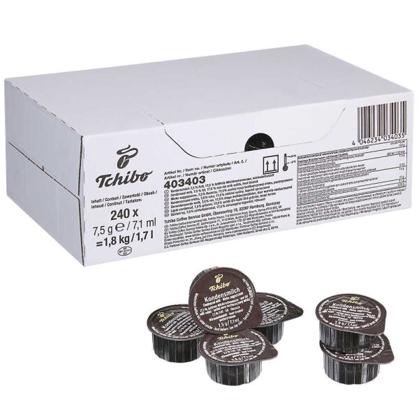 Tchibo Kondensmilch 7,5 % 240x 7,5 g