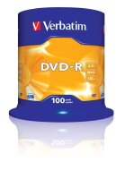 verbatim DVD-R 4,7 GB, 100 St.