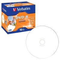 verbatim DVD-R 4,7 GB bedruckbar, 10 St.