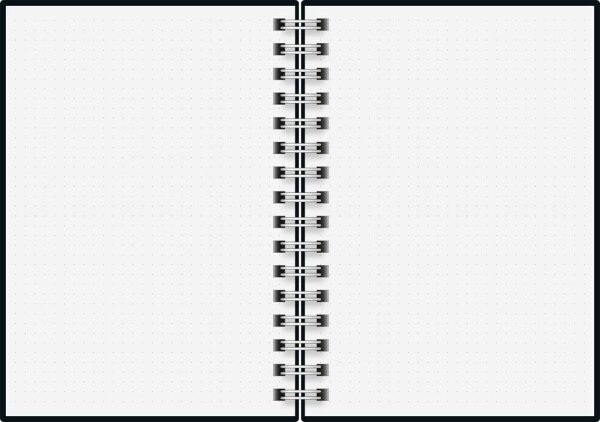 BRUNNEN Notizbuch Premium Wire DIN A5 punktkariert, dunkelgrün Hardcover 192 Seiten, 1 St.