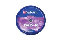 verbatim DVD+R 4,7 GB, 100 St.