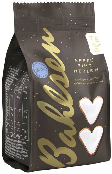 Bahlsen Apfelzimt-Herzen Gebäck 100,0 g