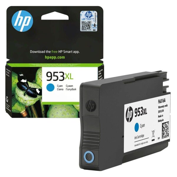 HP 953XL(F6U16AE) cyan Druckerpatrone