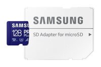 SAMSUNG Speicherkarte microSD PRO Plus, 128 GB, 1 St.
