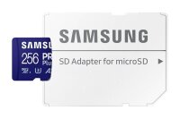 SAMSUNG Speicherkarte microSD PRO Plus, 256 GB, 1 St.