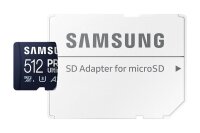 SAMSUNG Speicherkarte microSD PRO Ultimate, 512 GB, 1 St.