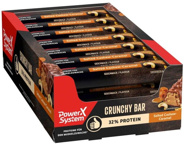 Power System CRUNCHY BAR Proteinriegel 21 St.