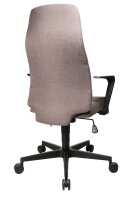 Topstar Chefsessel Chairman® 70, NC70R DC8 Stoff braun, Gestell schwarz