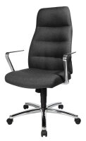 Topstar Chefsessel Chairman® 70, NC79R DC2 Stoff anthrazit, Gestell chrom