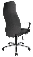 Topstar Chefsessel Chairman® 70, NC79R DC2 Stoff anthrazit, Gestell chrom