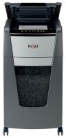 Rexel Optimum AutoFeed+ 225M Aktenvernichter mit Partikelschnitt P-5, 2 x 15 mm, bis 225 Blatt, schwarz