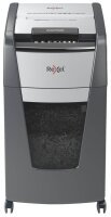 Rexel Optimum AutoFeed+ 225X Aktenvernichter mit Partikelschnitt P-4, 4 x 26 mm, bis 225 Blatt, schwarz