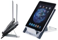 Neomounts Tablet-Halterung NSLS100 NSLS100 silber für 1 Tablet oder 1 Notebook, Tischständer