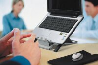 Neomounts Tablet-Halterung NSLS100 NSLS100 silber für 1 Tablet oder 1 Notebook, Tischständer