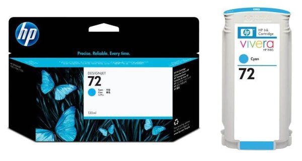 HP 72(C9371A) cyan Druckerpatrone
