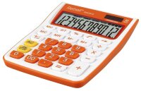 Rebell SDC912 Tischrechner orange/weiß