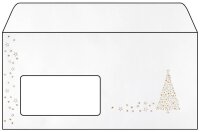50 SIGEL Weihnachtsbriefumschläge Golden Tree DIN...